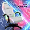 Gaming chair LED RGB lights ergonomic chair with 2 cushions Pixy Junior Offers