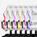 Gaming chair LED RGB lights ergonomic chair with 2 cushions Pixy Junior Price