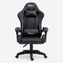 Ergonomic leatherette LED RGB gaming office chair The Horde XL Measures