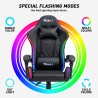 Ergonomic leatherette LED RGB gaming office chair The Horde XL Cost