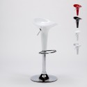 High swivel and adjustable polypropylene bar and kitchen stool Boston Offers