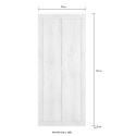 2-door modern wardrobe with coat rack for Penny Basic entrance. Cheap