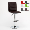Detroit Adjustable Swivel High Bar Stool with Backrest Promotion