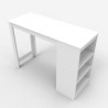 Modern kitchen and bar high table h103cm with side shelves Petra On Sale