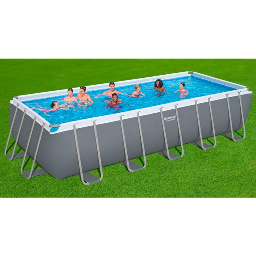 Bestway 5612B Power Steel rectangular above ground pool 640x274x132cm