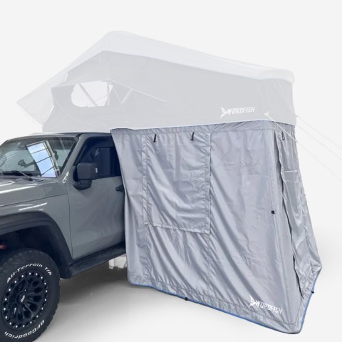 Roof tent cabin car changing room camping Quietent M Promotion