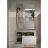 Modern entryway furniture set with shoe rack, coat hooks and mirror Claire. Sale