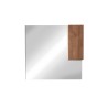 Bathroom mirror with LED light and Aralia wood suspended column 1 door. Choice Of