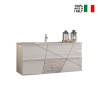 Suspended bathroom cabinet with 2 drawers and glossy white Kelly sink. Discounts