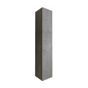 Wall-Mounted Bathroom Column Cabinet with 1 Door, Cement Gray - Kubi Promotion