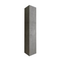 Wall-Mounted Bathroom Column Cabinet with 1 Door, Cement Gray - Kubi Promotion
