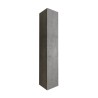 Wall-Mounted Bathroom Column Cabinet with 1 Door, Cement Gray - Kubi Promotion