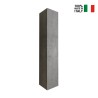 Wall-Mounted Bathroom Column Cabinet with 1 Door, Cement Gray - Kubi Offers