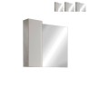 Bathroom Mirror with LED Light, 1-Door Column in White Gray Pilar BC. Offers