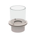 Botticelli Freestanding Indoor Outdoor Bioethanol Fireplace, Ø 40 x H 54cm 
