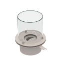 Botticelli Freestanding Indoor Outdoor Bioethanol Fireplace, Ø 40 x H 54cm 