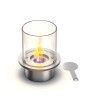 Botticelli Freestanding Indoor Outdoor Bioethanol Fireplace, Ø 40 x H 54cm 