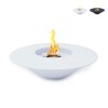 Round 60cm outdoor Terra design bioethanol fireplace Santorini. On Sale