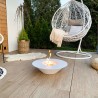 Round 60cm outdoor Terra design bioethanol fireplace Santorini. Offers