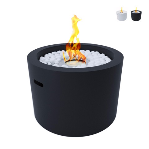 Bioethanol fireplace for outdoor garden with round 47,5cm fire bowl - Rodi. Promotion