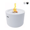 Bioethanol fireplace for outdoor garden with round 47,5cm fire bowl - Rodi. On Sale