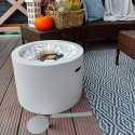 Bioethanol fireplace for outdoor garden with round 47,5cm fire bowl - Rodi. Sale