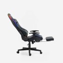 Ergonomic Gaming Chair with Footrest and RGB LED The Horde Comfort. Bulk Discounts