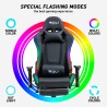 Ergonomic Gaming Chair with Footrest and RGB LED The Horde Comfort. 