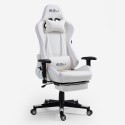 Gaming office chair with RGB LED footrest, ergonomic Pixy Comfort. Sale