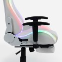 Gaming office chair with RGB LED footrest, ergonomic Pixy Comfort. Cost
