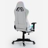 Gaming office chair with RGB LED footrest, ergonomic Pixy Comfort. Buy