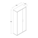 Multipurpose cabinet 2 doors modern industrial design Downey entrance Choice Of