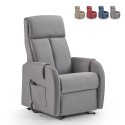 Electric relax armchair with 2 motors lift-up system and double footrest Riviera. Promotion