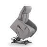 Electric relax armchair with 2 motors lift-up system and double footrest Riviera. 