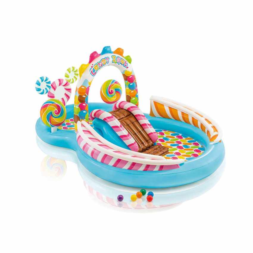 Intex 57149 Candy Play center paddling pool with games and accessories Promotion