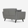 2-seater Nordic design elegant modern upholstered sofa 151cm Ischa Catalog
