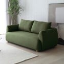 3-seater modern Nordic style fabric sofa design 196cm green Geert Offers