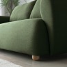 3-seater modern Nordic style fabric sofa design 196cm green Geert Catalog