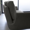 Modern Nordic style 3-seater sofa, essential grey fabric: Folkerd. Price