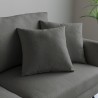 Modern Nordic style 3-seater sofa, essential grey fabric: Folkerd. Cost