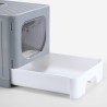 Cat litter box toilet with easy-to-clean tray Cataloop Offers
