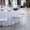 Transparent Crystal Chiavarina dining room event design chairs. Characteristics