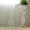 Chiavarina Crystal Transparent Chairs Design for Ceremonies, Bar, Restaurant Price