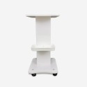 Practical White 35 cm Beautician Storage Trolley Pageboy Offers