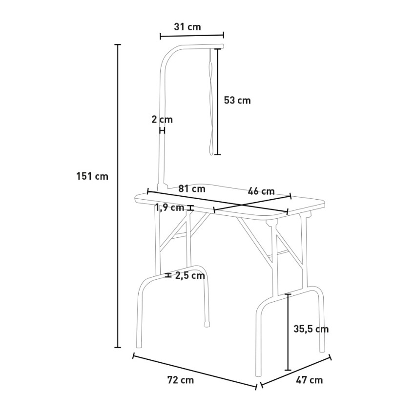 Grooming tables outlet for sale used