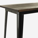 Dining table kitchen industrial style 120x60 wood metal Catal. Choice Of
