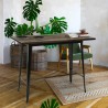 Dining table kitchen industrial style 120x60 wood metal Catal. On Sale