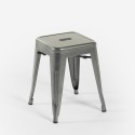 tall steel rocket industrial kitchen bar stool. Cost