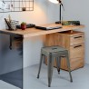 tall Lix steel rocket industrial kitchen bar stool. Bulk Discounts