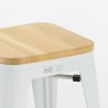 industrial Lix metal stool bar kitchen, wood top, steel rocket wood. Cost